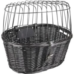 Fietsmand Stuur Hond - Zwart