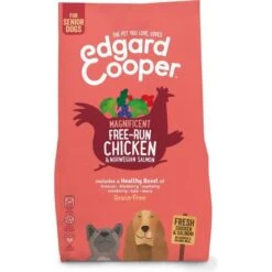 Edgard & Cooper Hondenvoer Senior Met Verse Scharrelkip En Noorse Zalm - 12 Kg