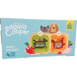 Edgard & Cooper Multipack Natvoer Voor Volwassen Honden - 4 × 300 G