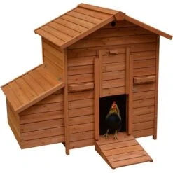 Woodland Kippenhok Goldie Bruin 121 × 81,6 × 109 Cm