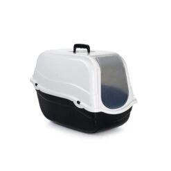 Kattenbak Romeo Zwart/wit - 57 × 39 × 41 Cm