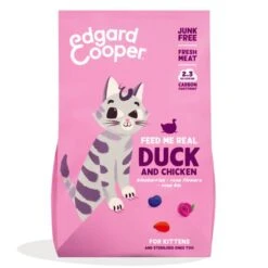 Edgard & Cooper Kattenvoer Kitten Met Verse Scharrelkip En Eend - 2 Kg