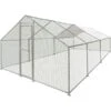Kippenren Doerak, Gegalvaniseerd 18 M² - 6 × 3 × 2 M