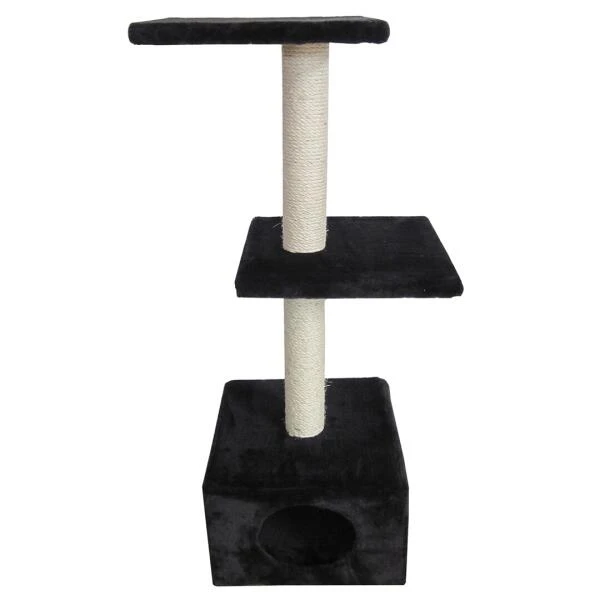 Krabpaal Classictree Palazzo Zwart - 30 × 30 × 90 Cm