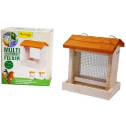 Multifeeder In Hout 19 × 15 × 21 Cm