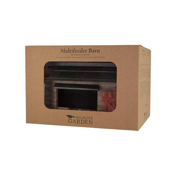 Vogelvoederhuis Landelijke Stijl - Barn Brown - Afbeelding 4