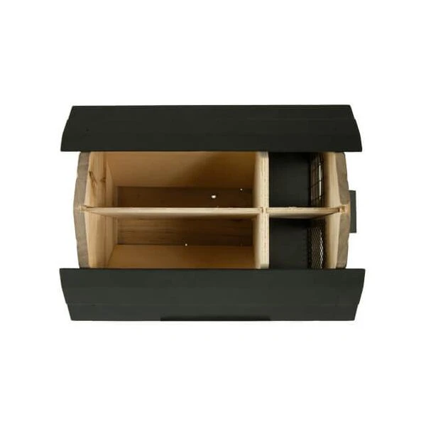 Vogelvoederhuis Landelijke Stijl - Barn Brown - Afbeelding 3