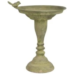 ESSCHERT DESIGN Vogelbad Aged Metal - Ø 24 × 35 Cm
